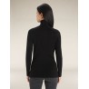 Haut Thermique Mérinos ICEBREAKER 200 Oasis LS Half Zip (Femme) Black