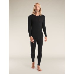Haut Thermique Mérinos Manches Longues ICEBREAKER 175 Everyday LS Crewe (Homme) Black
