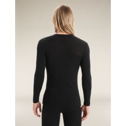 Haut Thermique Mérinos Manches Longues ICEBREAKER 175 Everyday LS Crewe (Homme) Black