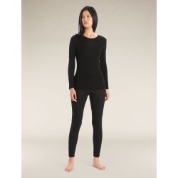 Haut Thermique Mérinos Manches Longues ICEBREAKER 175 Everyday LS Crewe (Femme) Black