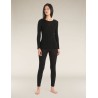 Haut Thermique Mérinos Manches Longues ICEBREAKER 175 Everyday LS Crewe (Femme) Black