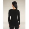 Haut Thermique Mérinos Manches Longues ICEBREAKER 175 Everyday LS Crewe (Femme) Black