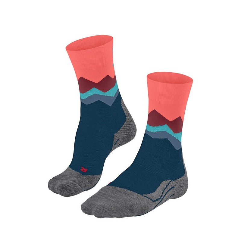 Chaussettes Mérinos FALKE Trekking TK2 Femme Crest Coral