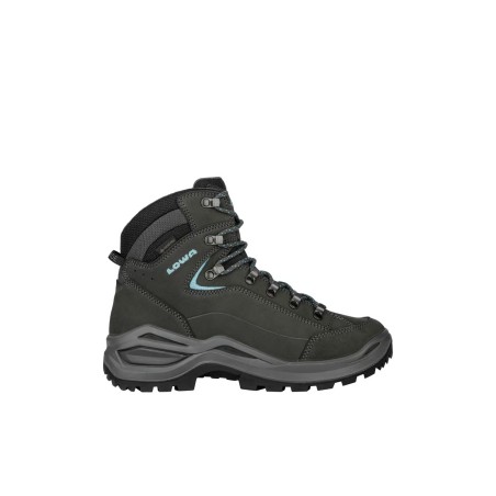 LOWA Renegade EVO GTX Mid Ws W (Larges Femme) Asphalt/Turquoise