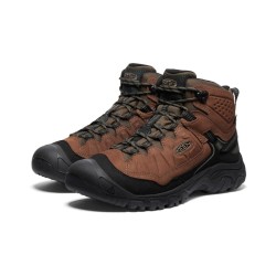 KEEN Targhee IV WIDE Mid WP Bison/Black (Extra-Large Homme)