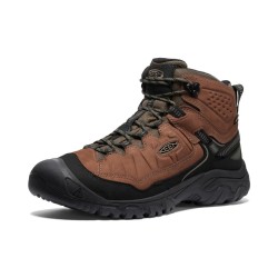 KEEN Targhee IV WIDE Mid WP Bison/Black (Extra-Large Homme)