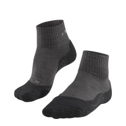 Chaussettes FALKE Mérinos Trekking TK2 Wool Short (Femme) Smog