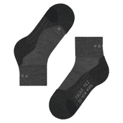 Chaussettes FALKE Mérinos Trekking TK2 Wool Short (Femme) Smog