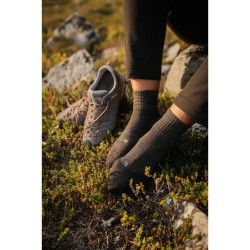 Chaussettes FALKE Mérinos Trekking TK2 Wool Short (Femme) Smog
