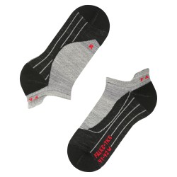 Chaussettes 35-36 FALKE Mérinos Trekking TK5 Invisible Femme light grey