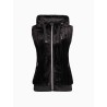 Veste Fausse Fourure sans Manche AULP Vague Black