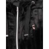 Veste Fausse Fourure sans Manche AULP Vague Black