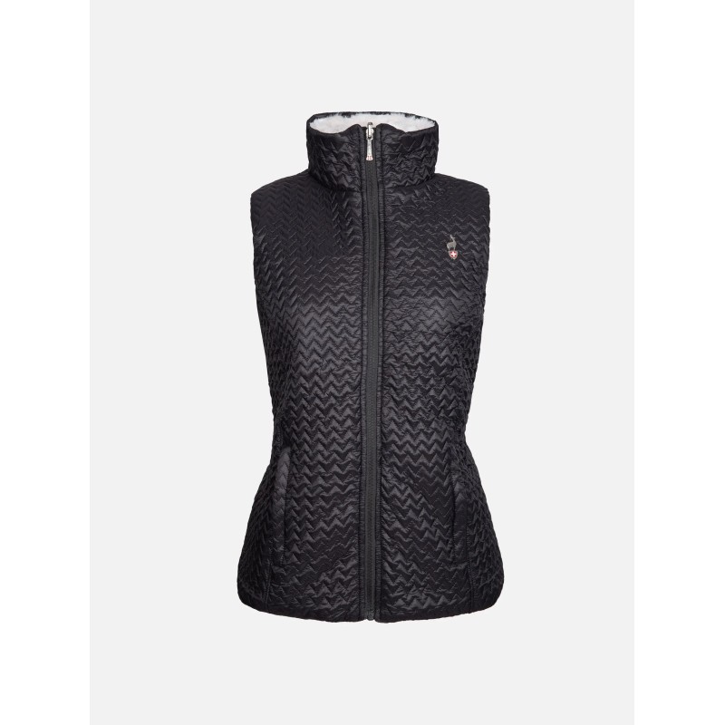 Gilet Doudoune Réversible Sherpa AULP Sidji Black