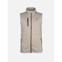 Gilet Maille Chinée AULP Rakan Kaki