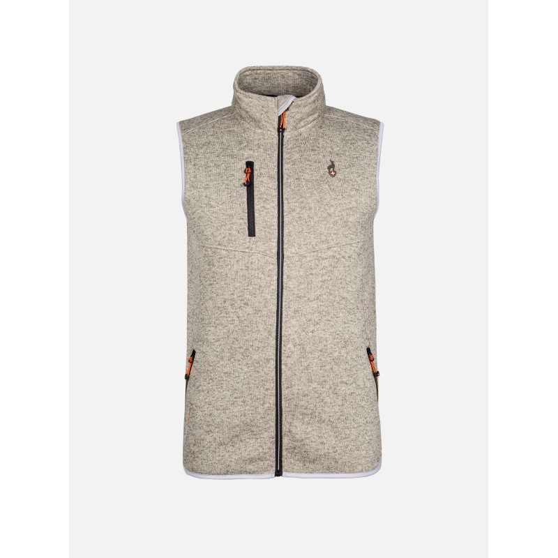 Gilet Maille Chinée AULP Rakan Kaki