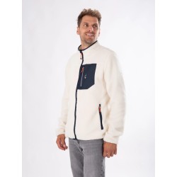 Veste Polaire Sherpa AULP Sikou Greige