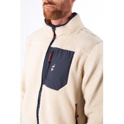 Veste Polaire Sherpa AULP Sikou Greige