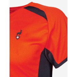 T-shirt Technique 1/4 Zip AULP Maiko Vermillon