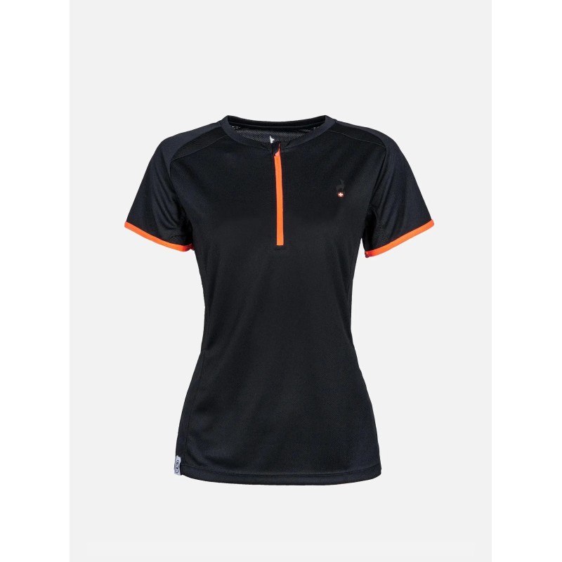 T-shirt Technique 1/4 Zip AULP Masha Black